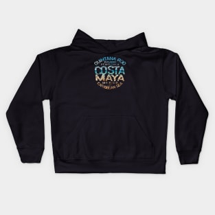 Costa Maya, Quintana Roo, Mexico, Caribbean Sea Kids Hoodie